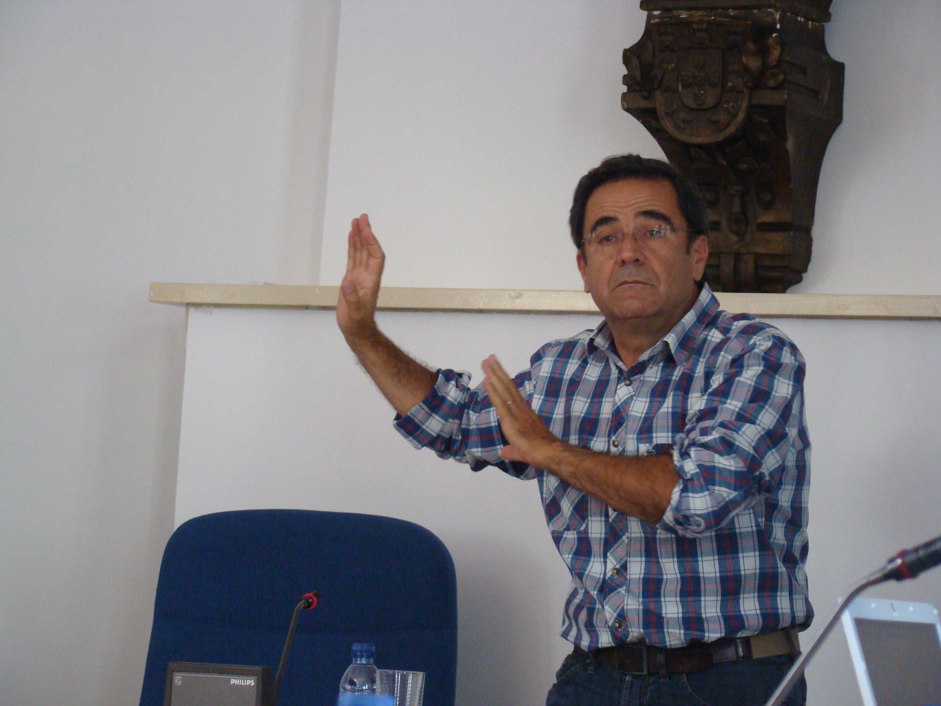Jorge Barroso explicou os argumentos a favor/Foto Francisco Gomes